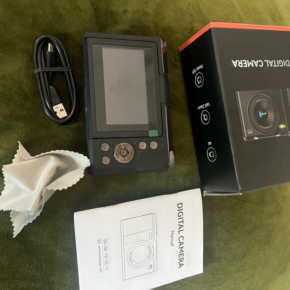 4K Ultra HD Digital Camera - Black
